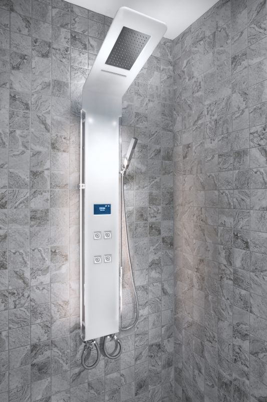 Modern Shower with Multiple Spray Heads